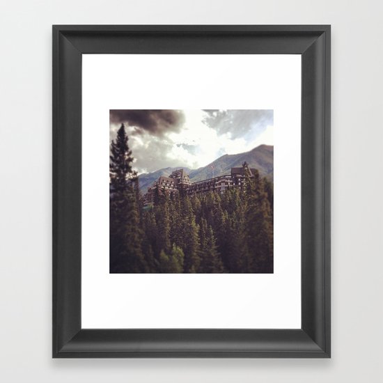 Mountain Fortress Framed Art Print