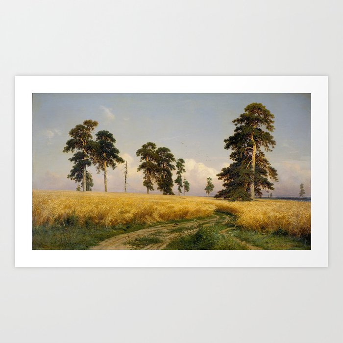 Rye by Ivan Shishkin Art Print