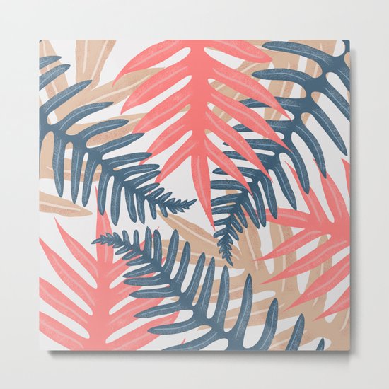 Summer Leaves Metal Print