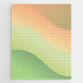 Nature pastel pattern Jigsaw Puzzle