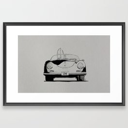 356 Speedster Framed Art Print