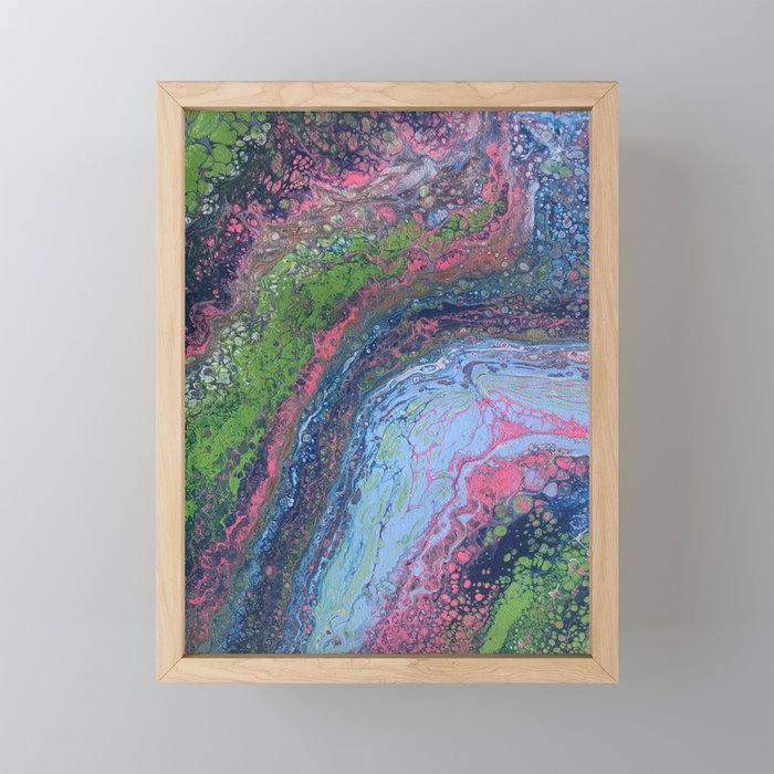 Also Neon Foam Framed Mini Art Print