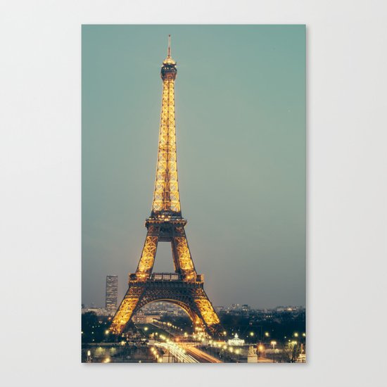 The 90s in Paris Canvas Print