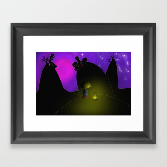 Home... Framed Art Print