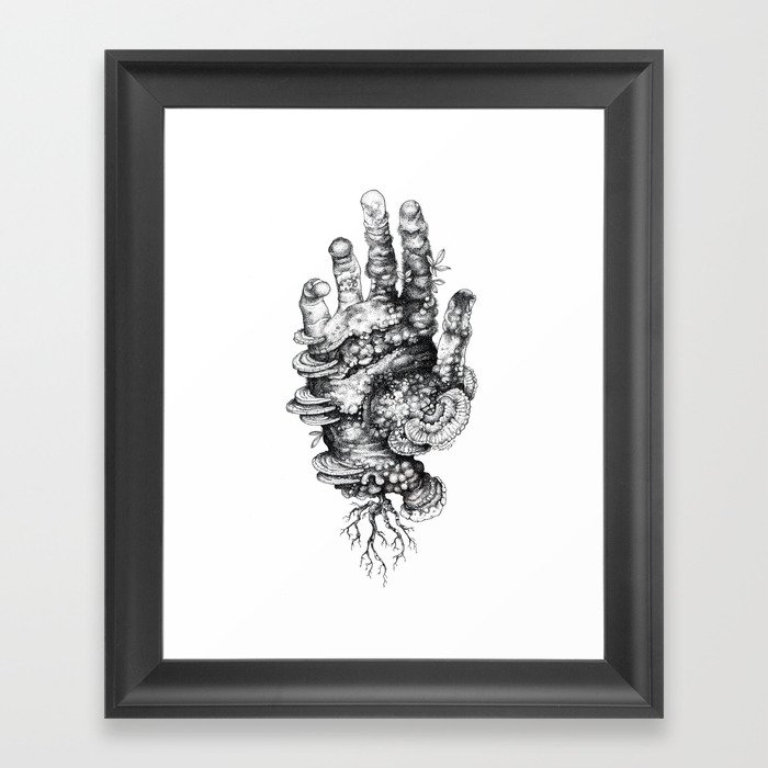 Dead Hand Framed Art Print
