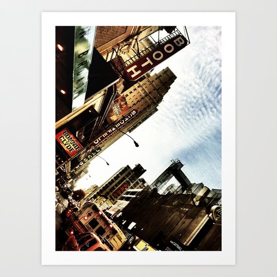 New York by iPhone 5 Art Print