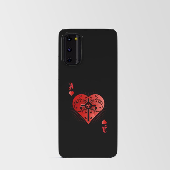 Heart Poker Ace Casino Android Card Case