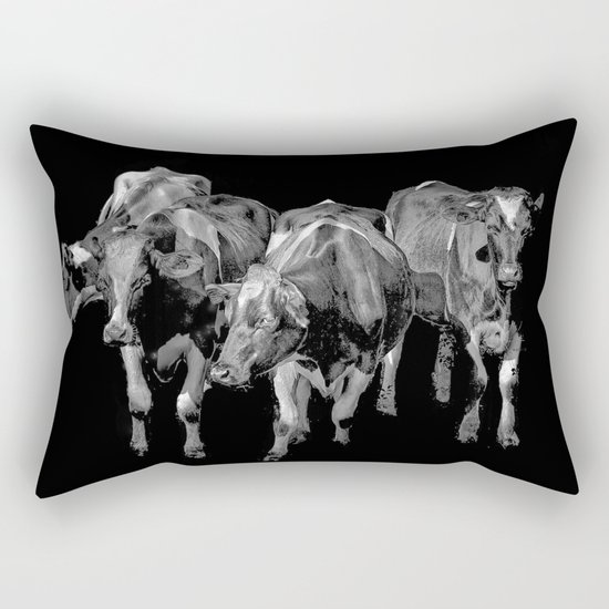 cows 6 Rectangular Pillow