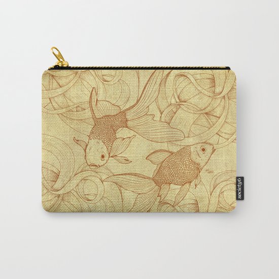 Vintage Goldfishes Carry-All Pouch