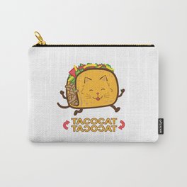 Tacocat Carry-All Pouch | Fastfood, Tacocat, Feline, Kitten, Mexican, Graphicdesign, Cats, Funfood, Digital, Palindrome 