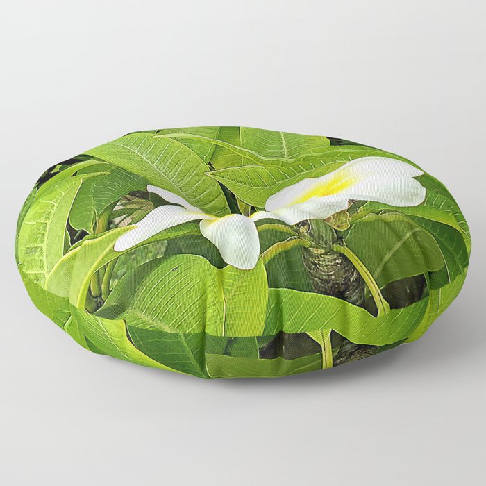 Plumeria Floor Pillow