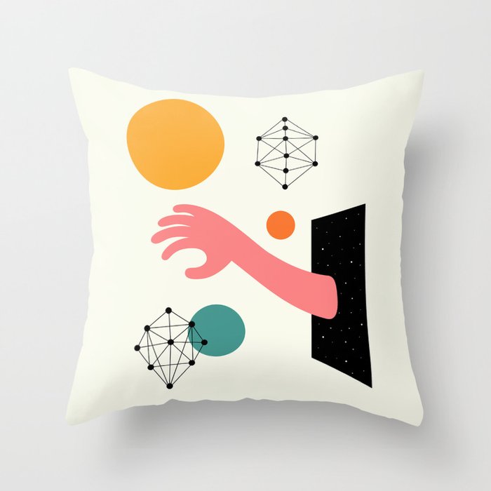 Searching Throw Pillow