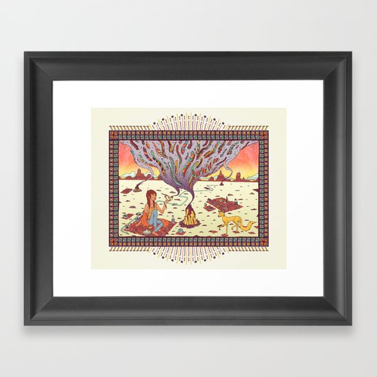 Intangible Quarter. Framed Art Print