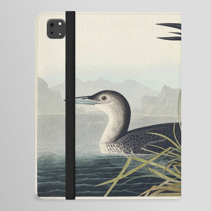 Great Northern Diver or Loon from Birds of America (1827) by John James Audubon  iPad Folio Case