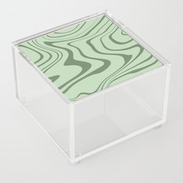 Green Liquid Swirl  Acrylic Box