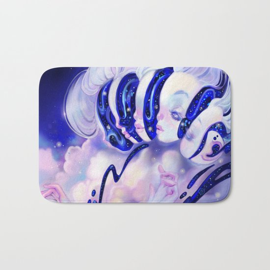 Moon Faces Bath Mat