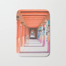 Santa Fe Orange Bath Mat | Columns, Travel, Orange, Building, Colorful, Photo, Newmexico, Southwest, Color, Southwestern 