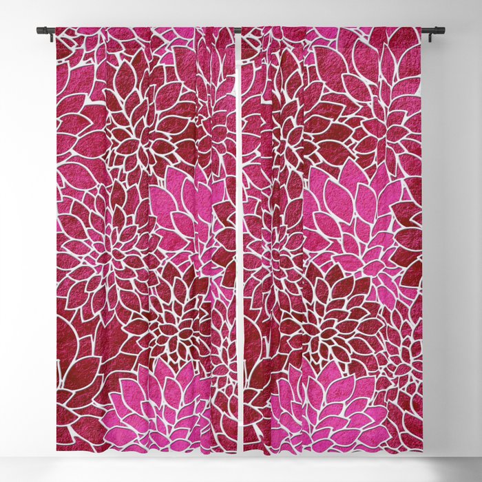 Floral Abstract 26 Blackout Curtain