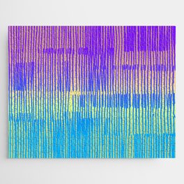 Lines | Purple Azure Jigsaw Puzzle