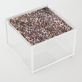 Leopard Texture Girly Acrylic Box