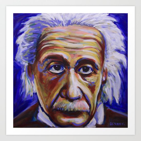 Einstein Art Print
