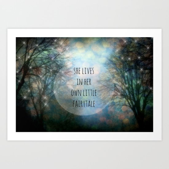 Her Own Fairytale Art Print
