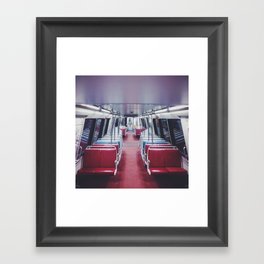 Lonely Metro Framed Art Print