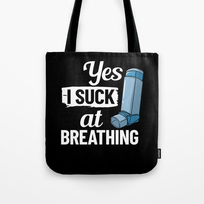 Asthma Inhaler Pump Medicine Treatment Asthmatic Tote Bag