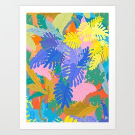 Tropical Overload Art Print