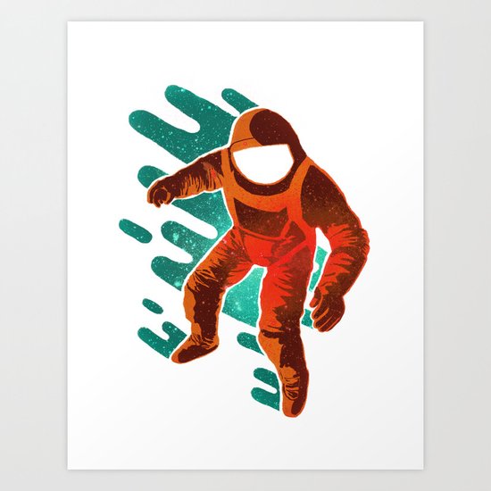 Space Distortion Art Print