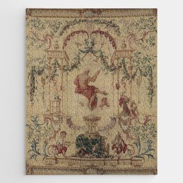 Antique 18th Century 'Saturn' French Tapestry Jigsaw Puzzle