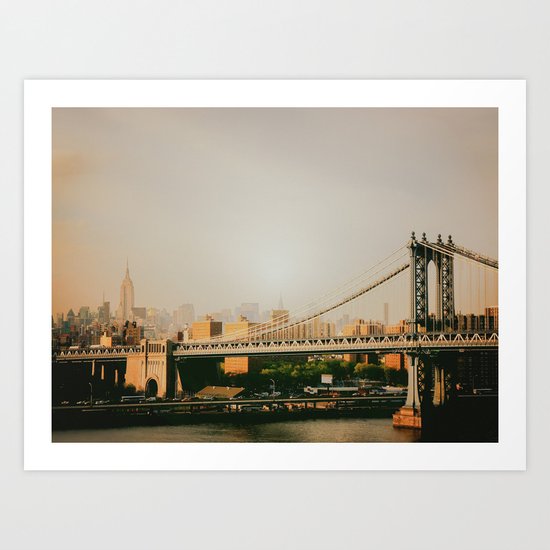 New York City Sunset Art Print