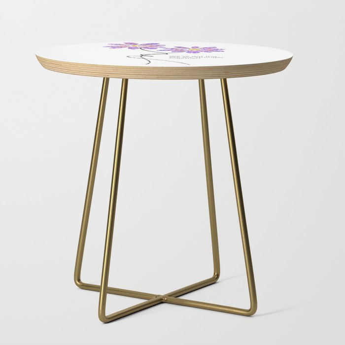 Motivational Supporting Art - Stronger Together Side Table