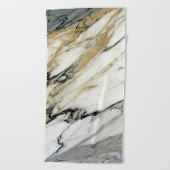Carrara Marble Beach Towel