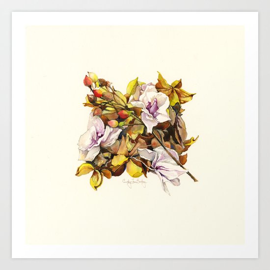 Fallen Petals Art Print