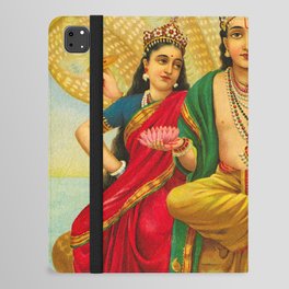 Sesha Narayana, King of Nagas by Raja Ravi Varma iPad Folio Case