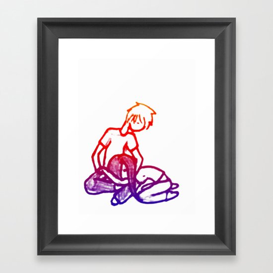 Love in Color Framed Art Print