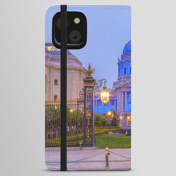 Blue City Hall iPhone Wallet Case