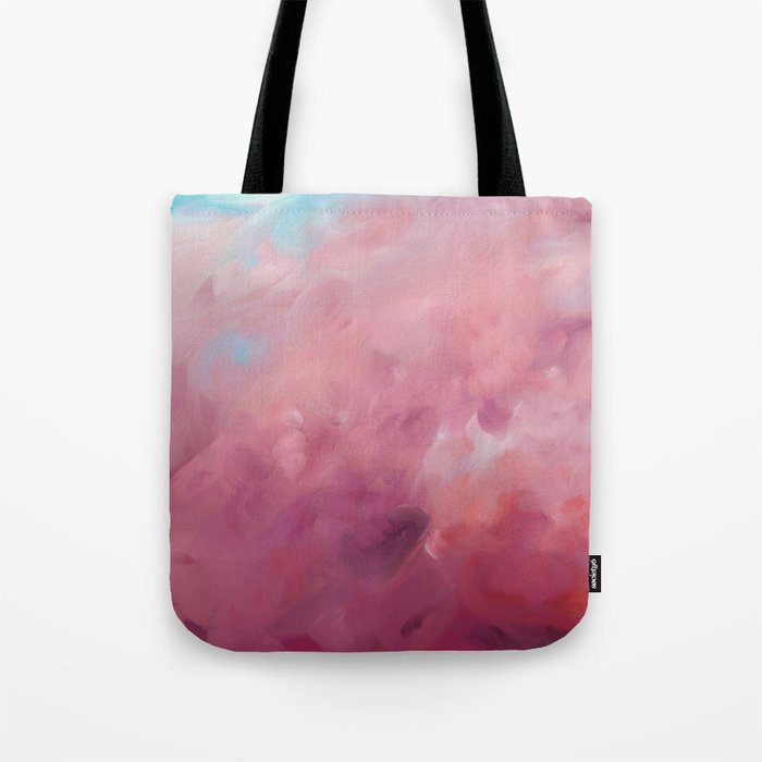 Sunset Flowers Tote Bag