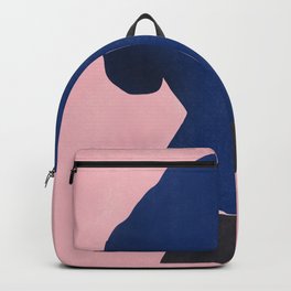Stone sculpture in blue Backpack