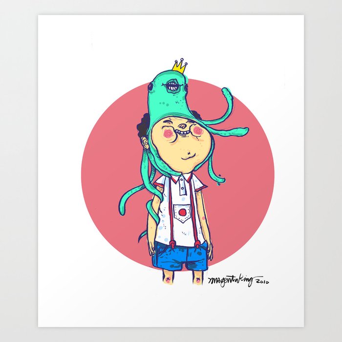 Octopi Head Art Print