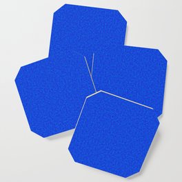 Rough Texture - Plain Royal Blue Coaster