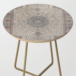 Vintage Persian Rug Style Side Table