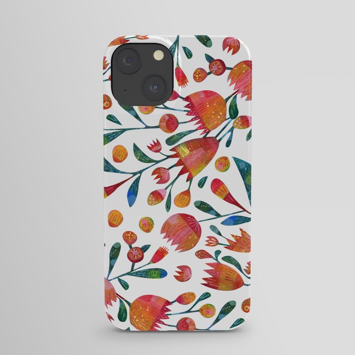 Buds and Flowers iPhone Case