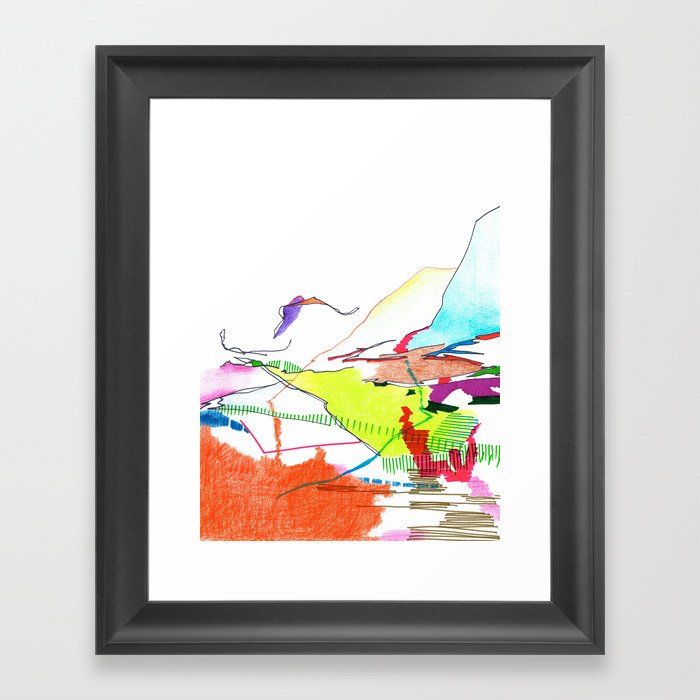 Abstract Landscape 1 Framed Art Print