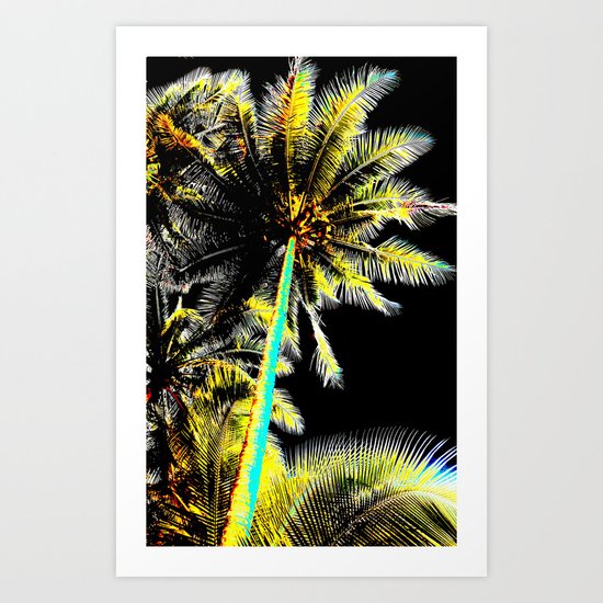 Tropical Night Art Print