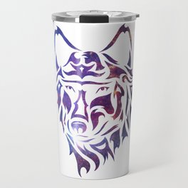 Galaxy Wolf Travel Mug