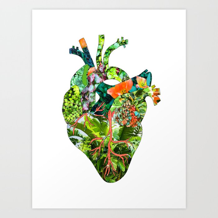 Botanical Heart Art Print