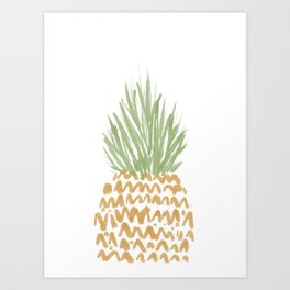 Abstract Pineapple II Art Print