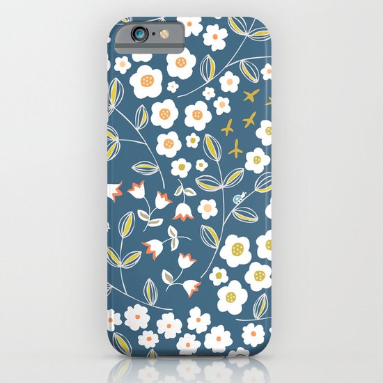 Ditsy Blue iPhone & iPod Case